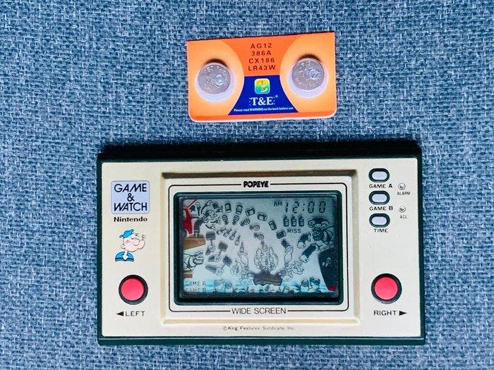 Nintendo - Game & Watch - Wide Screen - Popeye (PP-23) -, Spelcomputers en Games, Spelcomputers | Overige Accessoires