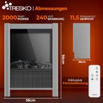 Sfeerhaard elektrisch - Elektrische haard - Met verwarming -, Huis en Inrichting, Haarden, Verzenden, Zo goed als nieuw