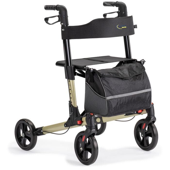 MultiMotion Rollator Double MultiMotion - kleur champagne, Diversen, Verpleegmiddelen, Ophalen of Verzenden