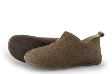 Manfield Pantoffels in maat 39 Bruin, Bruin, Verzenden, Zo goed als nieuw, Pantoffels of Sloffen