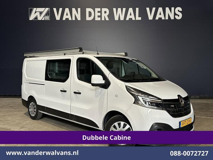 Renault Trafic | 2.0 dCi 120pk L2H1 Dubbele Cabine Euro6, Auto's, Bestelauto's, Dealer onderhouden, Te koop, Handgeschakeld, Diesel