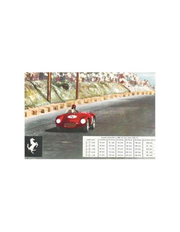 1955 FERRARI 250 EUROPA 500 MONDIAL 750 MONZA BROCHURE, Boeken, Nieuw, Ferrari, Author