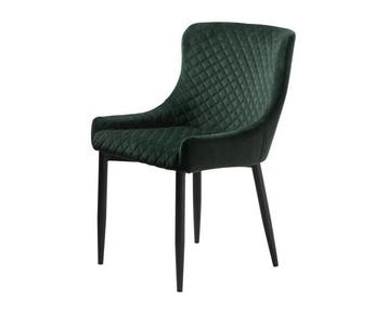 Eetkamerstoel Ottowa velvet - Groen, Ophalen of Verzenden, Nieuw