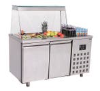 Saladette 2 Deuren 3X 1/1 Gn Pan, Zakelijke goederen, Horeca | Keukenapparatuur, Verzenden, Nieuw in verpakking, Koelen en Vriezen