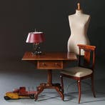 Engelse Victoriaanse pembroke table of sidetable in mahonie, Ophalen of Verzenden