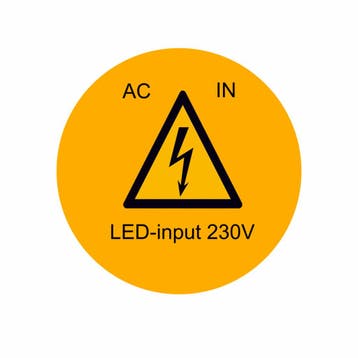 ETIKETTEN | LED-INPUT | 230V, Nieuw