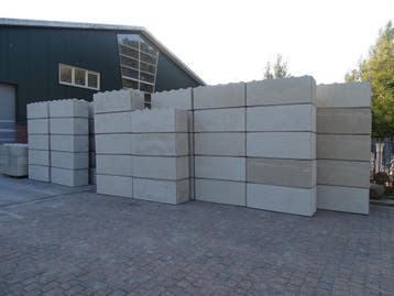 Megablokken 150 x 60 x 60 - 90 x 60 x 60 - 60 x 60 x 60 cm