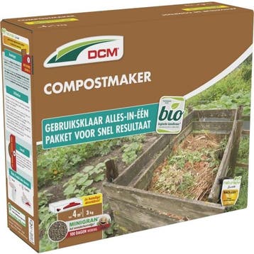 Compostversneller | DCM | 3 kg (Gebruiksklaar, Bio-label), Verzenden