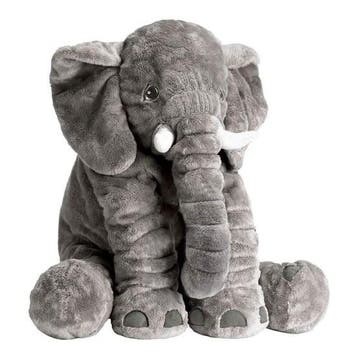 Olifant Slaapkussen - Groot Pluche - 30% Korting, Ophalen of Verzenden, Zo goed als nieuw, Olifant