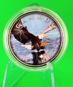 Canada. 5 Dollars 2021 Maple Leaf - Bald Eagle (Zonder