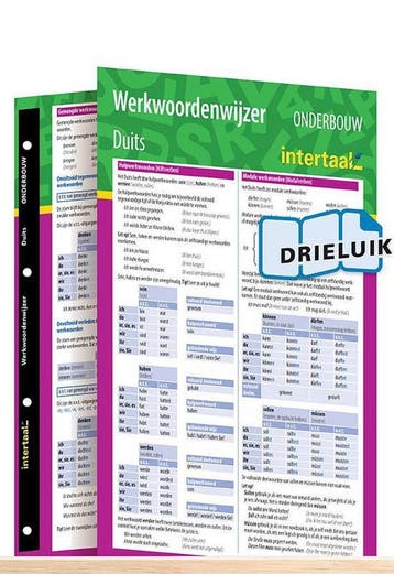 Werkwoordenwijzer Duits onderbouw uitklapkaart - Holzhey, Verzenden, Gelezen, Holzhey