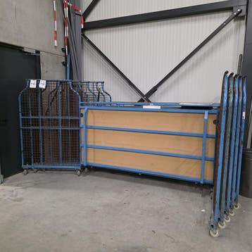 Aantal grote meubeltransportkar inklapbaar - 160x245x115 cm, Ophalen of Verzenden, Nieuw