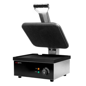 GGM Gastro | Contactgrill - 2200W - platen: onder glad & |, Verzenden, Nieuw