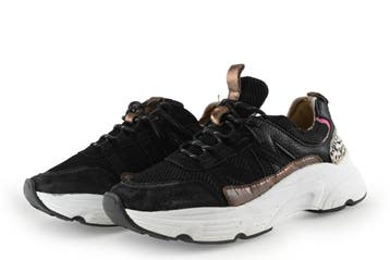 Omoda Sneakers in maat 38 Zwart, Verzenden, Zwart, Omoda, Sneakers of Gympen