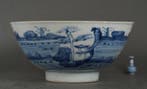 Ming (1368-1644) - Kom - Boat and Pavilion in Mountainous
