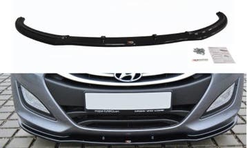 Voorspoiler Hyundai i30 mk.2 Glanzend Zwart, Ophalen of Verzenden, Nieuw