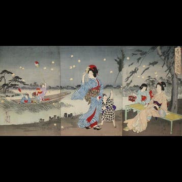 Ysh Chikanobu /  (1838–1912) Ysuzumi Hotaru no
