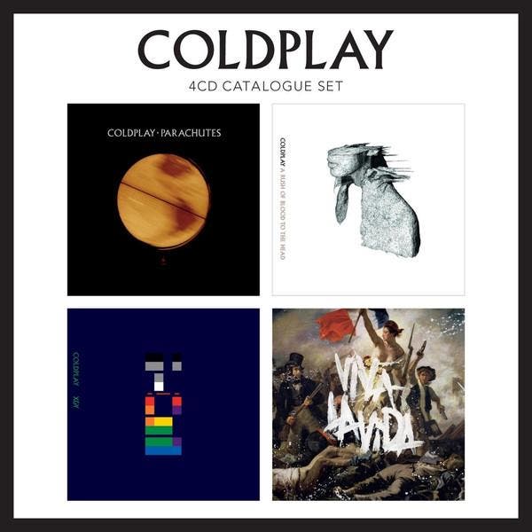cd box - Coldplay - 4CD Catalogue Set, Cd's en Dvd's, Cd's | Pop, Zo goed als nieuw, Verzenden