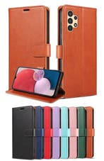 Galaxy A55 5G Luxe Leren Bookcase - Portemonnee Hoesje, Ophalen of Verzenden, Nieuw