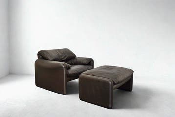 Cassina - Vico Magistretti - Fauteuil (2) - Maralunga -