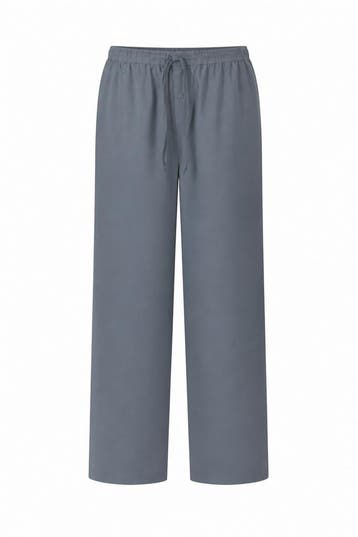 Organic Basics Broek in maat M Blauw, Kleding | Dames, Truien en Vesten, Organic Basics, Verzenden, Zo goed als nieuw, Blauw