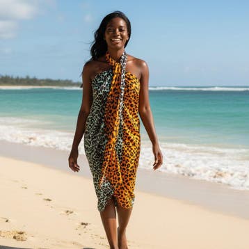 Sarong / pareo / pangi katoen - Strandkleding wikkelrok / om, Ophalen of Verzenden, Nieuw
