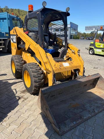 Veiling: Schranklader Caterpillar 246D Diesel 2012, Ophalen, Wiellader of Shovel
