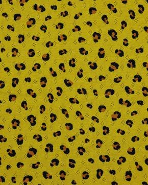 Ajour Tricot Panter Oker, Nieuw, Geel