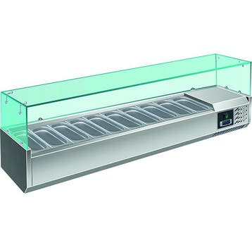 SARO Gekoelde opzetvitrine - EVRX 2000/330, Verzenden, Nieuw in verpakking, Koelen en Vriezen