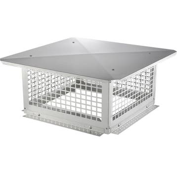 Schoorsteenkap RVS 582x582mm | Retourdeal 35% Korting, Huis en Inrichting, Ophalen of Verzenden, Zo goed als nieuw, Hangende haard