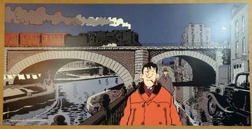 Tardi, Jacques - 1 Offset Print - Nestor Burma - 19éme, Nieuw