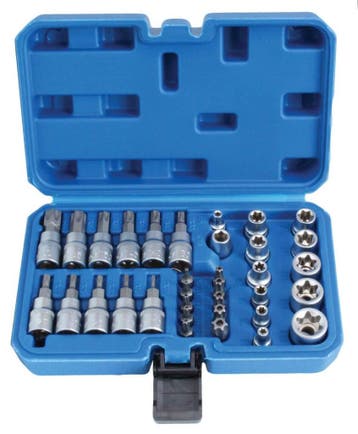 Torx Dopset - Torxset En E Socket Set - 34 Delig - 3/8 Duims, Ophalen of Verzenden, Nieuw