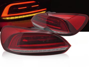Achterlichten VW Scirocco 08-14 Tube LED rood/smoke, Ophalen of Verzenden, Nieuw