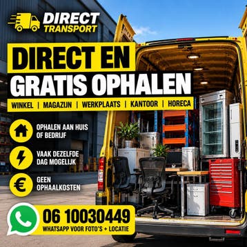 Bedrijfsinventaris Gratis Ophalen | Winkel Magazijn