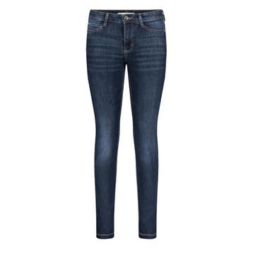 MAC • blauwe Skinny Straight jeans • 36, MAC, Verzenden, Nieuw, Blauw