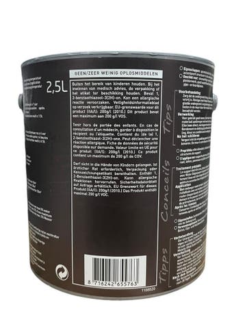Histor muurverf mengbasis Metallic SET 3x2,5L – moet afge, 5 tot 10 liter, Verzenden, Nieuw, Verf