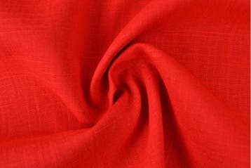 Linnen viscose Rood - rol 10 meter, Verzenden, Nieuw, Rood