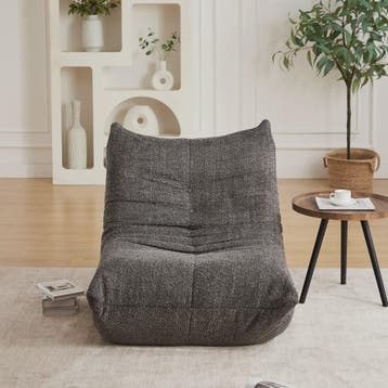 Moderne Chenille Togo Fauteuil - Comfortabele Lounge Stoel m, Cd's en Dvd's, Verzenden, Nieuw in verpakking
