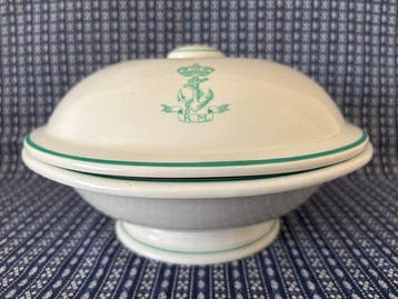 P. Regout & Co. - Tureen - 1890 - 1910 - Porselein -, Antiek en Kunst