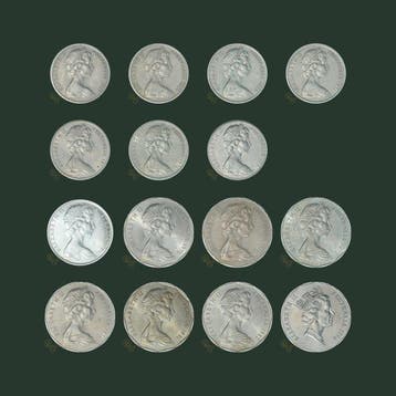 Australië. 20 & 50 Cents 1966 t/m 1996 (15 verschillende)