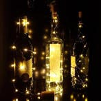 Flessenkurk Warmwit 10 lampjes flesstop, Ophalen of Verzenden, Nieuw