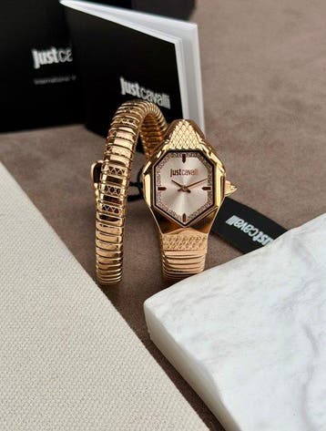Just Cavalli - Colored steel watch Rose Gold - Zonder, Nieuw