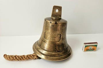 Scheepsbel - Replica massieve bel met opschrift SK-GOBEN