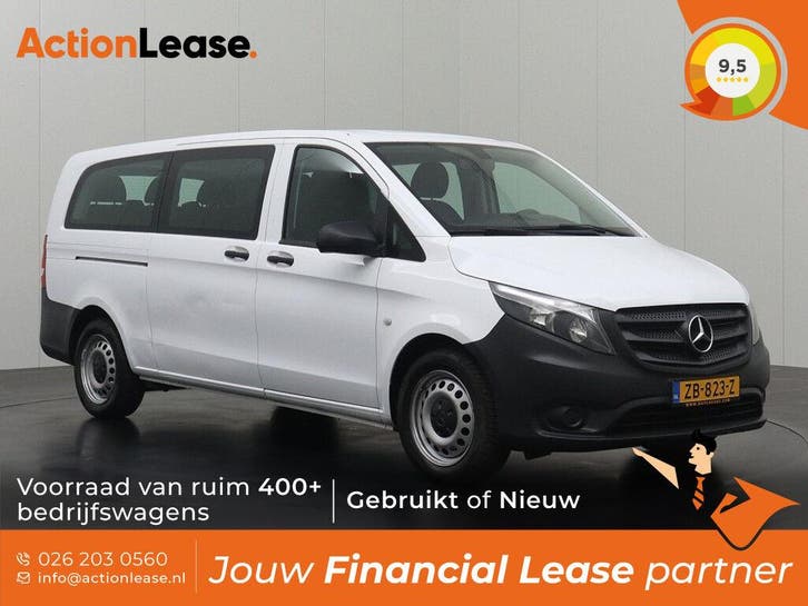 Mercedes Vito Personenvervoer L3 H1 2019 Diesel Automaat, Auto's, Mercedes-Benz, Dealer onderhouden, Te koop, Zwart, Automaat