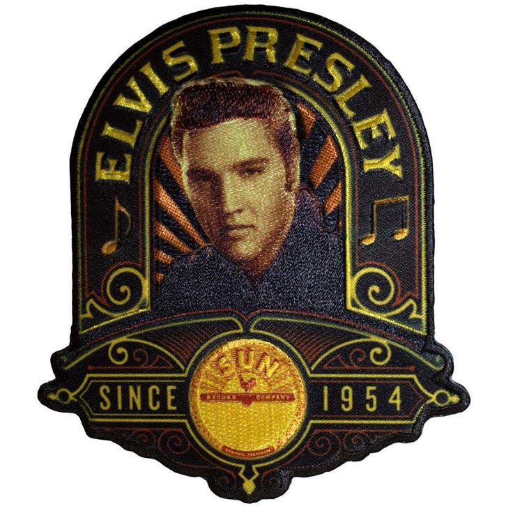 Elvis Presley - Elvis Studio Portrait Patch off. merchandise, Verzamelen, Muziek, Artiesten en Beroemdheden, Kleding, Nieuw, Ophalen of Verzenden