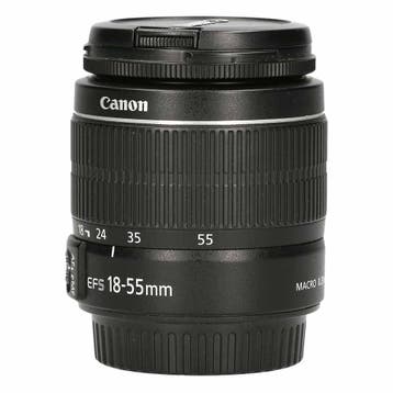 Canon EF-S 18-55mm f/3.5-5.6 III met garantie, Gebruikt, Canon, Ophalen of Verzenden, Standaardlens