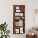 vidaXL Tijdschrift Rek 2 pcs Oudhout 60 x 12 x 70 cm Bewerkt, Verzenden, Nieuw