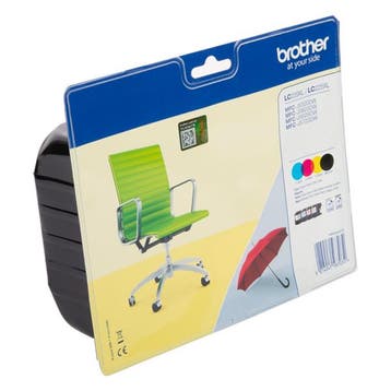 Brother LC-229XLVALBP multipack zwart + 3 kleuren, Verzenden, Nieuw, Cartridge, Brother
