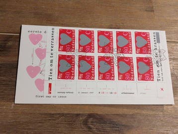 Nederland 1997 - Nvph V1709 als velletje op FDC, Postzegels en Munten, Gestempeld