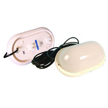 Voortentlamp Wit 230V + Snoer, Ophalen of Verzenden, Nieuw